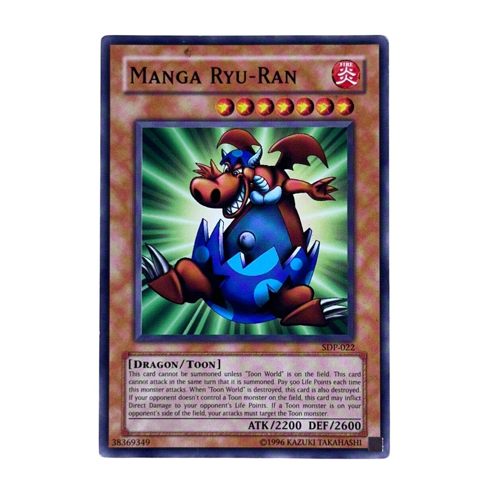 Yu-Gi-Oh Trading Card Manga Ryu-Ran Super Rare SDP-022 Starter Deck Pegasus Toon